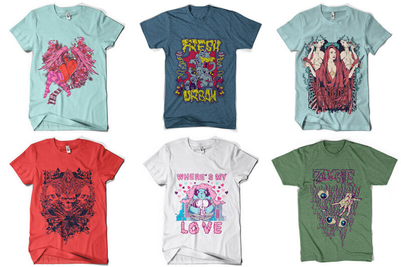 rebellious t-shirt designs - 100 T-shirt Designs Vol 5 Preview 16