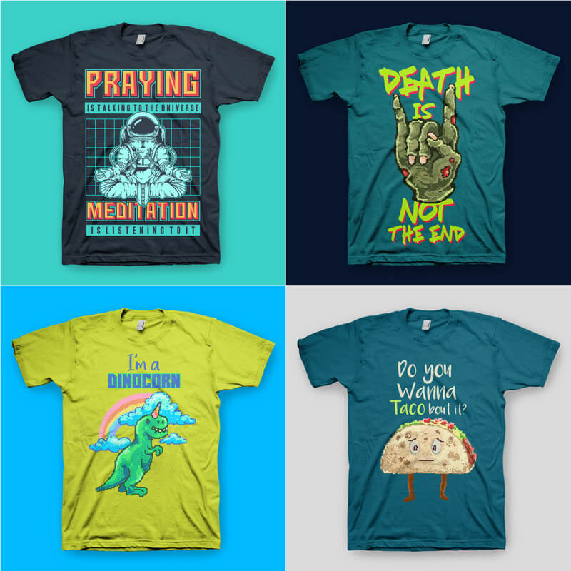 retro design bundle - 8Bit Retro Bundle Preview 03