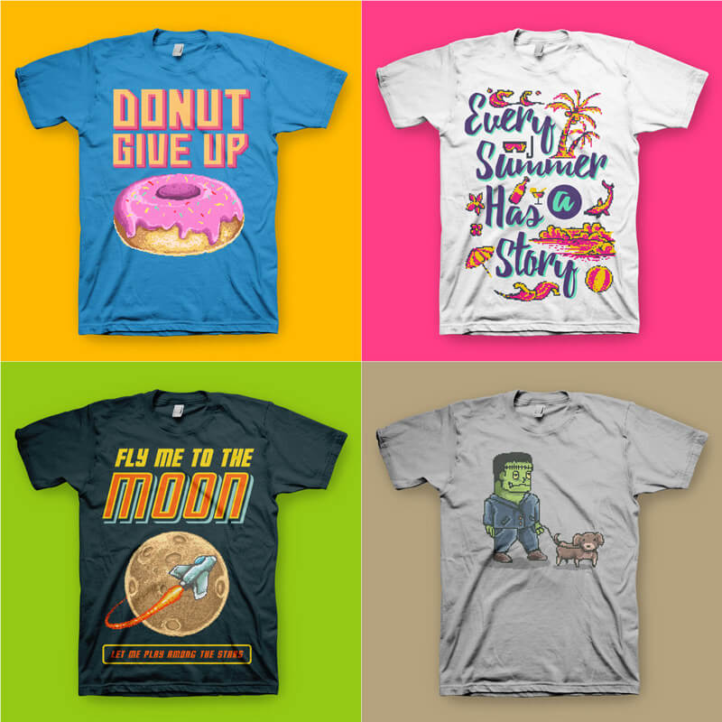 retro design bundle - 8Bit Retro Bundle Preview 04