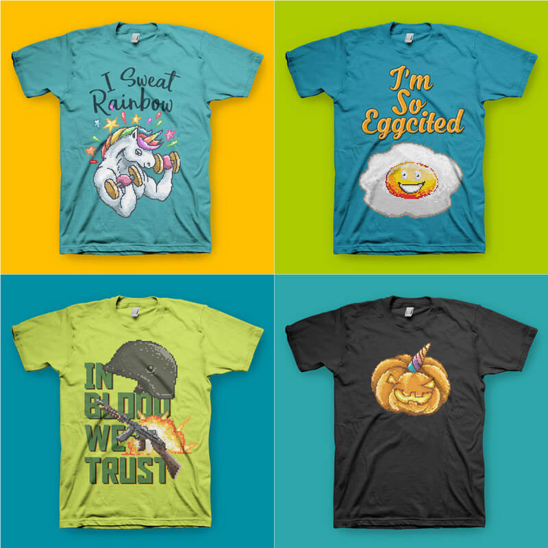 retro design bundle - 8Bit Retro Bundle Preview 09