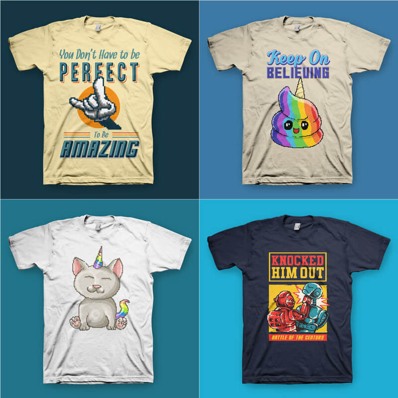 retro design bundle - 8Bit Retro Bundle Preview 10