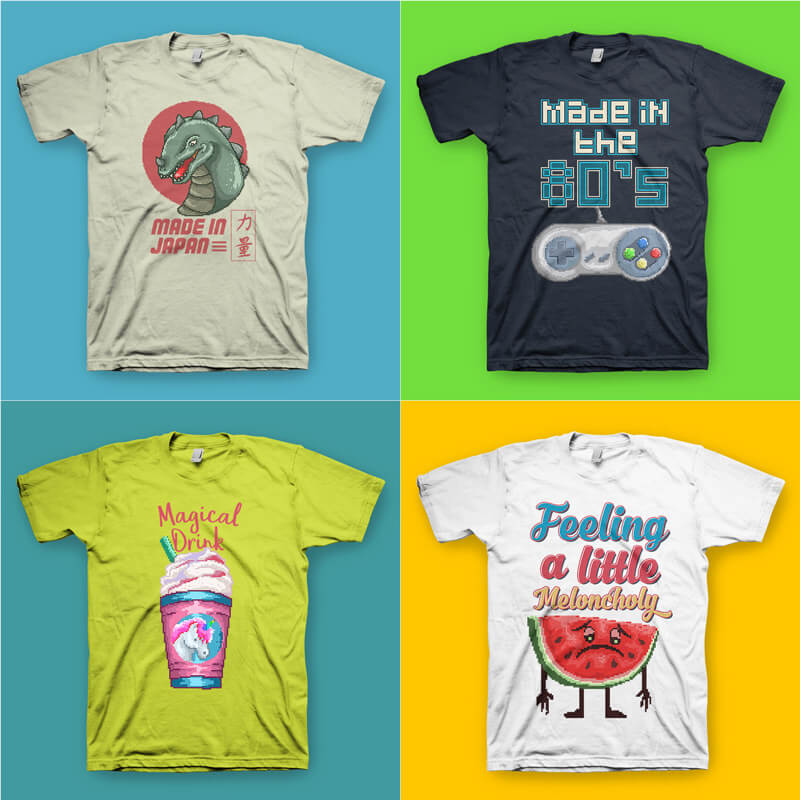 retro design bundle - 8Bit Retro Bundle Preview 12