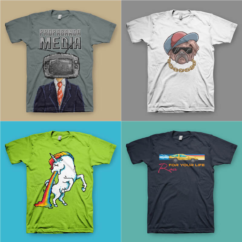 retro design bundle - 8Bit Retro Bundle Preview 17
