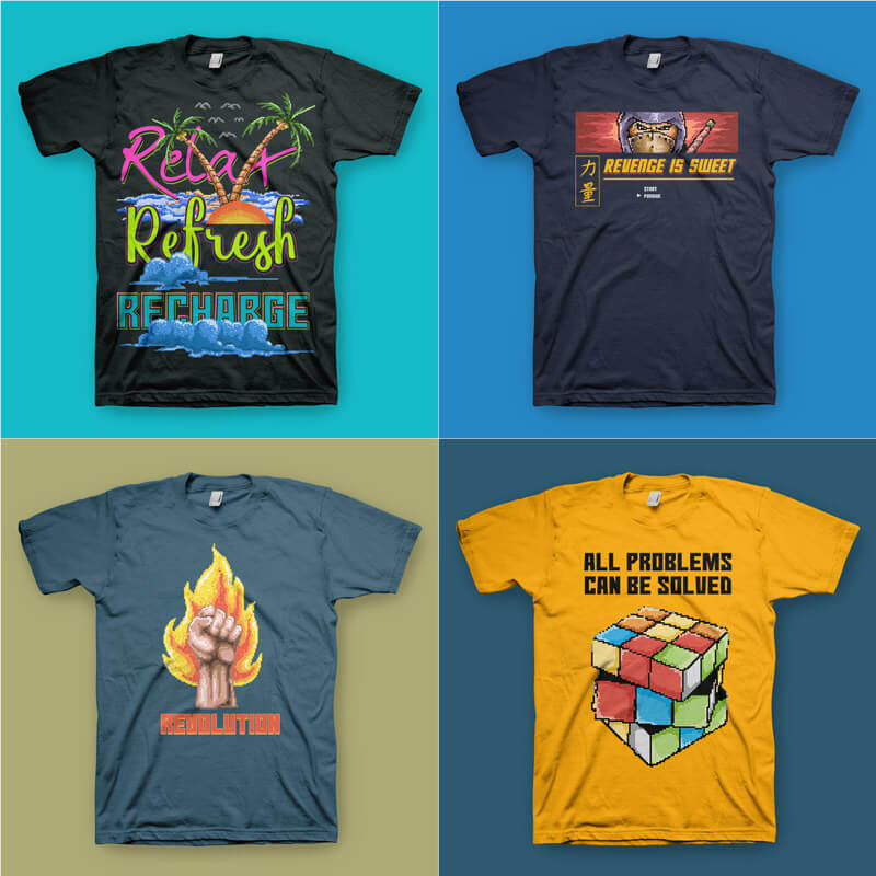 retro design bundle - 8Bit Retro Bundle Preview 18