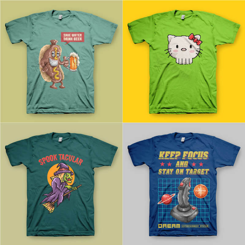 retro design bundle - 8Bit Retro Bundle Preview 19