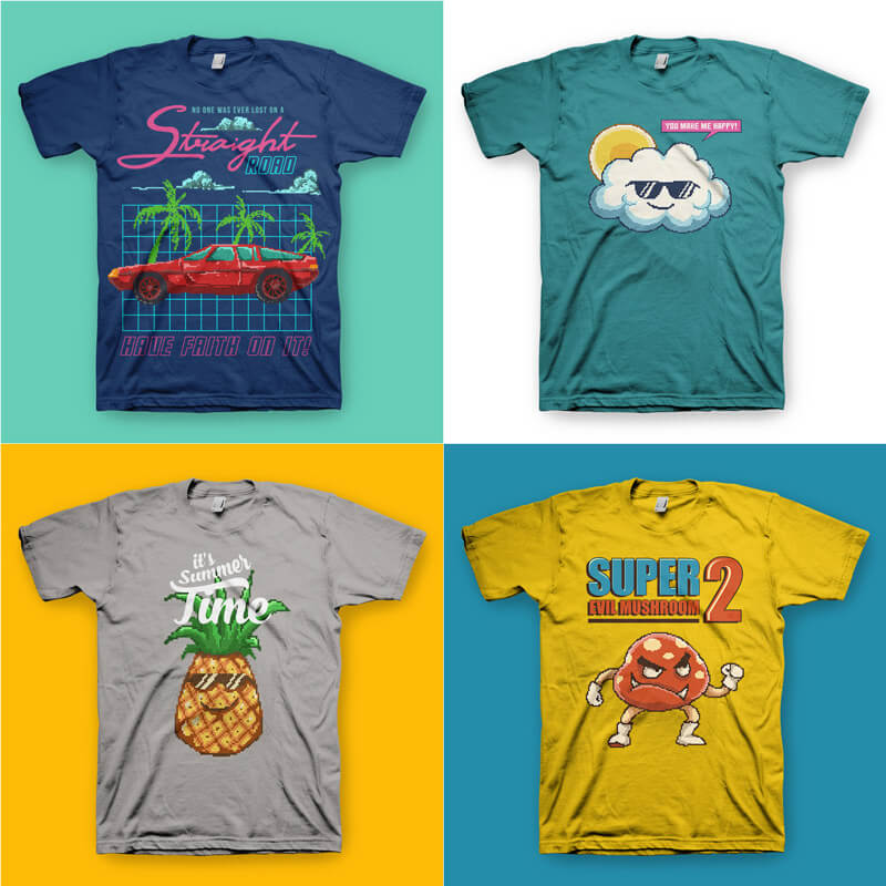 retro design bundle - 8Bit Retro Bundle Preview 20
