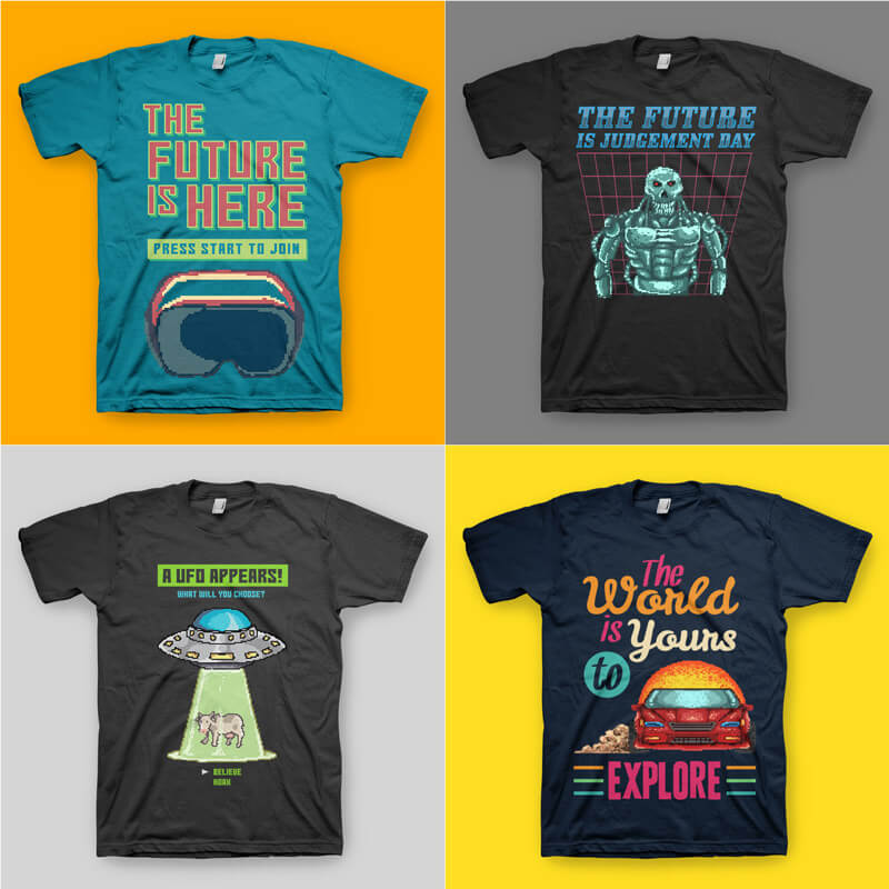 retro design bundle - 8Bit Retro Bundle Preview 22