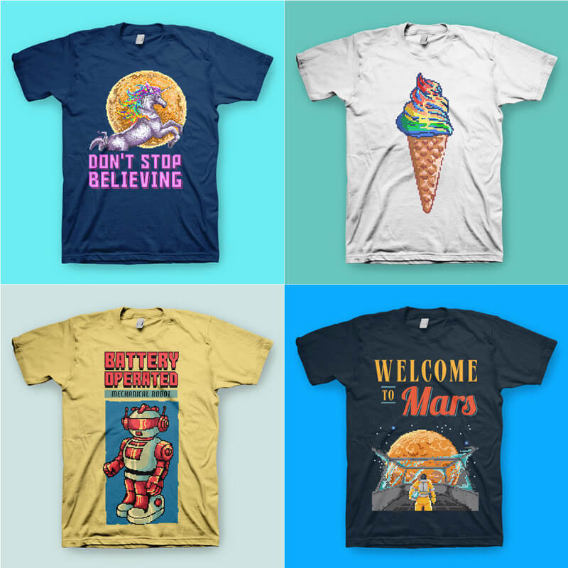 retro design bundle - 8Bit Retro Bundle Preview 24