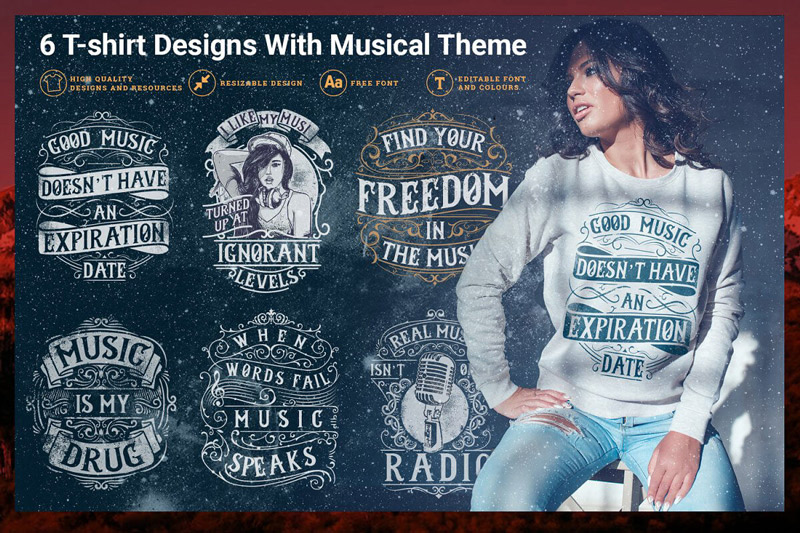 editable t-shirt designs - 100 Editable T shirt Designs Bundle Preview 2 11