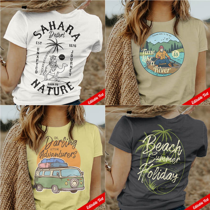 keep chillin designs bundle - summer adventure graphic bundle - 100 Keep Chillin Designs Preview 03