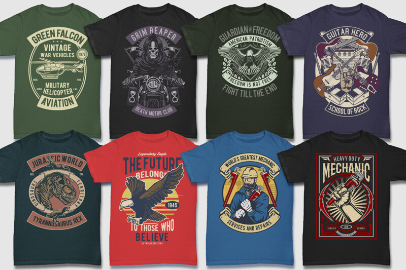 retro t-shirt vectors - retro graphic t-shirt vectors - 100 Retro T shirt Designs Preview 06