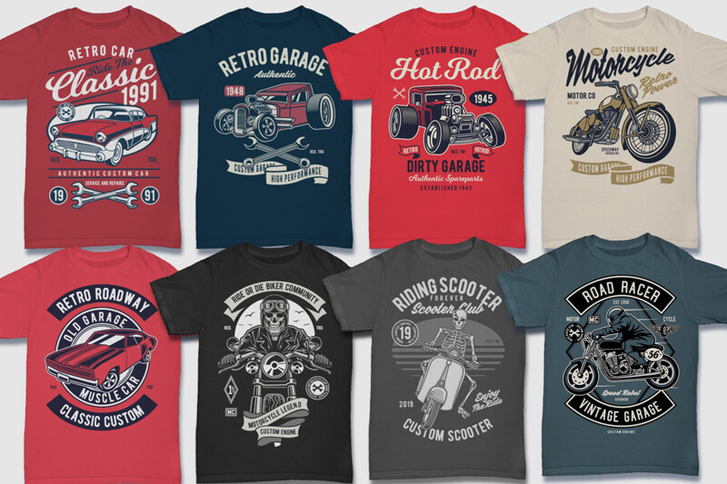 retro t-shirt vectors - retro graphic t-shirt vectors - 100 Retro T shirt Designs Preview 09