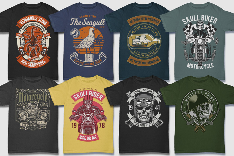 retro t-shirt vectors - retro graphic t-shirt vectors - 100 Retro T shirt Designs Preview 10
