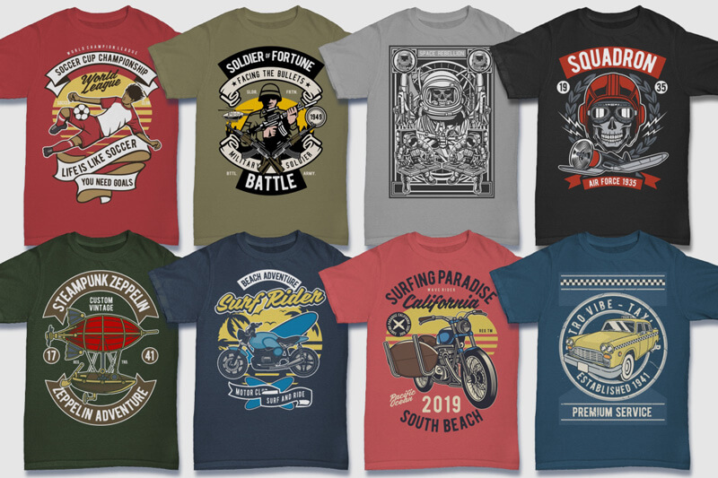 retro t-shirt vectors - retro graphic t-shirt vectors - 100 Retro T shirt Designs Preview 11