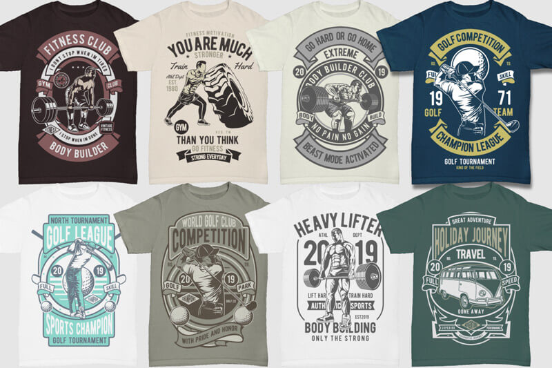 retro t-shirt graphics - 100 Retro T shirt Designs Vol 3 Preview 05
