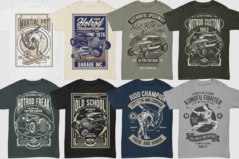 retro t-shirt graphics - 100 Retro T shirt Designs Vol 3 Preview 06