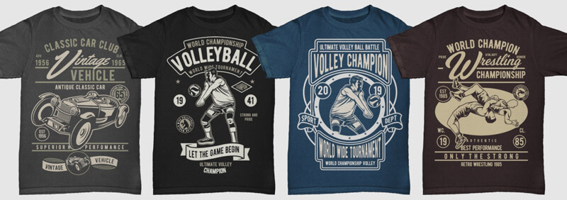 retro t-shirt graphics - 100 Retro T shirt Designs Vol 3 Preview 13