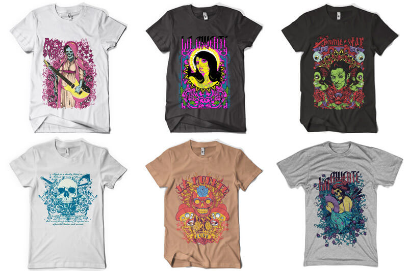 t-shirt design bundle - 100 T-shirt Designs Vol 6 Preview 05