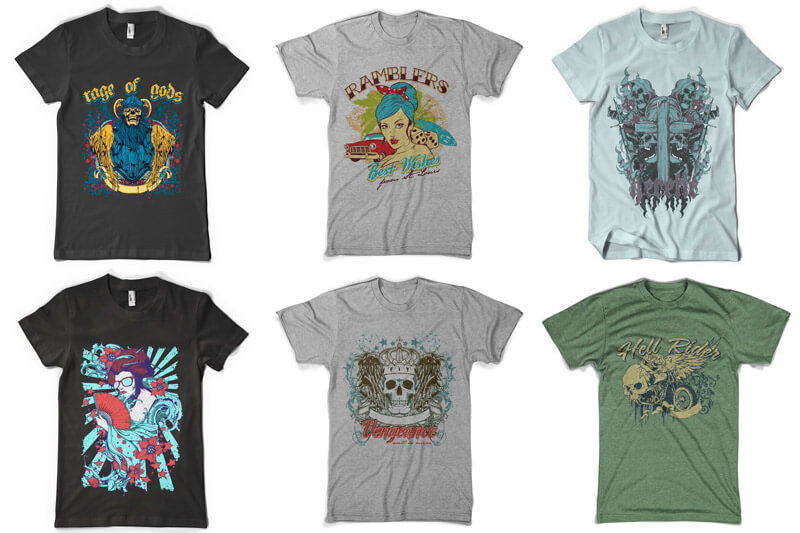 t-shirt design bundle - 100 T-shirt Designs Vol 6 Preview 12