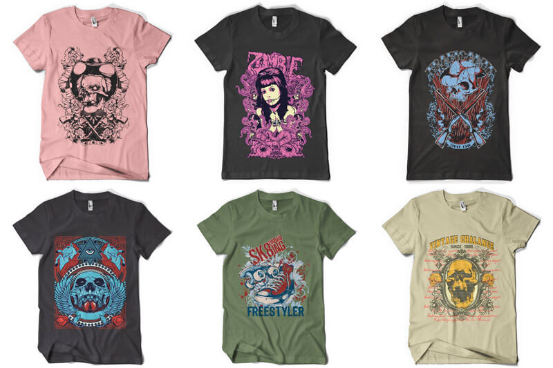 t-shirt design bundle - 100 T-shirt Designs Vol 6 Preview 16