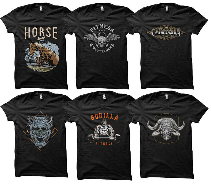 apparel business designs - 110 t-shirt designs - 110-Tshirt-Designs-Bundle-Preview-01