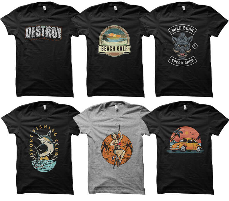 apparel business designs - 110 t-shirt designs - 110-Tshirt-Designs-Bundle-Preview-11