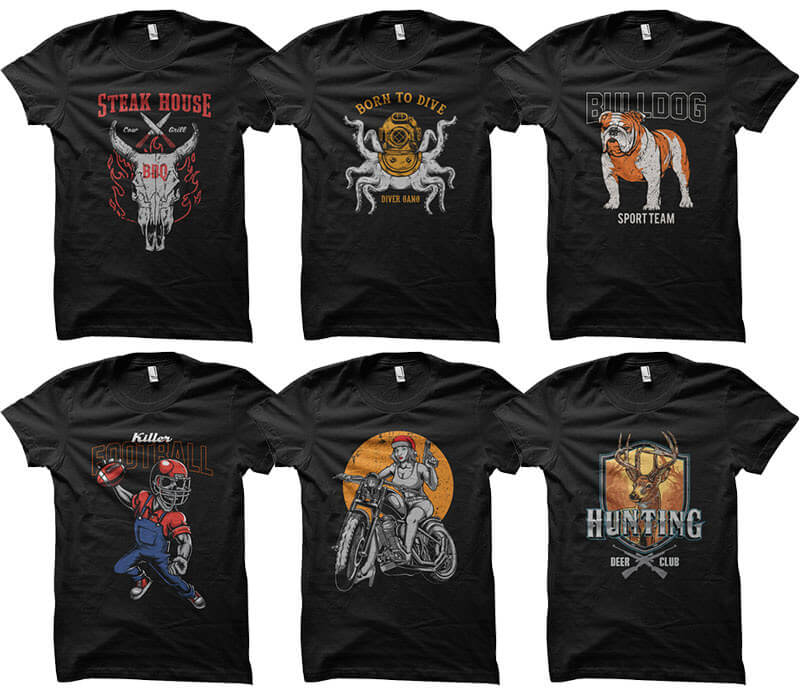 apparel business designs - 110 t-shirt designs - 110-Tshirt-Designs-Bundle-Preview-14