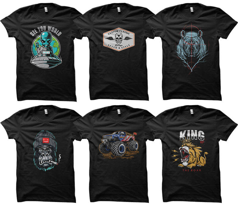 apparel business designs - 110 t-shirt designs - 110-Tshirt-Designs-Bundle-Preview-17