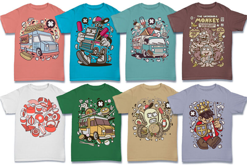 cartoon vector art - cartoon vector t-shirt designs - Cartoon Vector Part 6 Preview 12