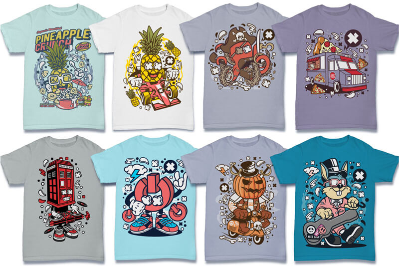 cartoon vector art - cartoon vector t-shirt designs - Cartoon Vector Part 6 Preview 17