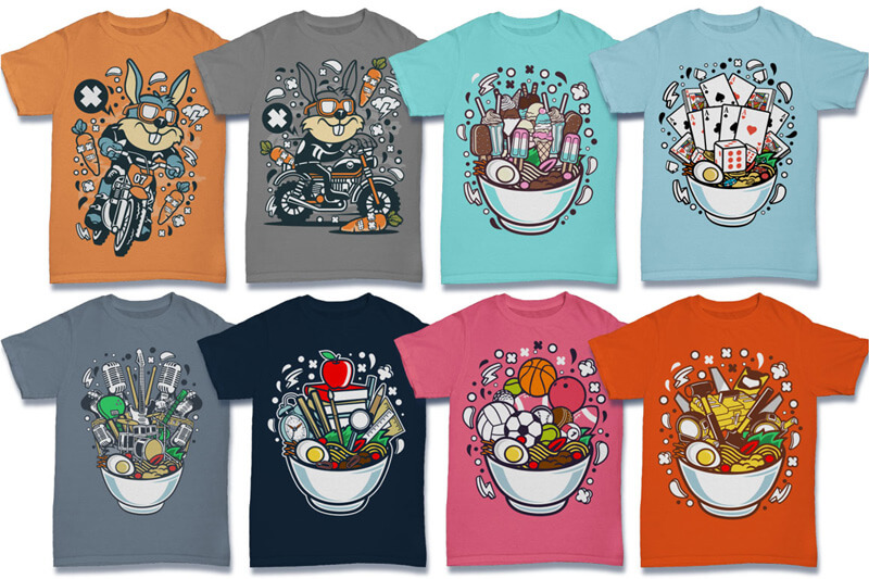 cartoon vector art - cartoon vector t-shirt designs - Cartoon Vector Part 6 Preview 18