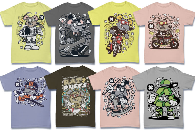 cartoon vector art - cartoon vector t-shirt designs - Cartoon Vector Part 6 Preview 19
