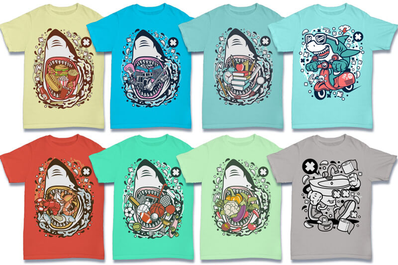 cartoon vector art - cartoon vector t-shirt designs - Cartoon Vector Part 6 Preview 22