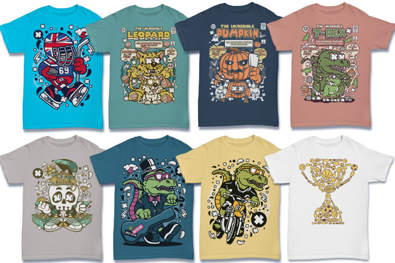 cartoon vector art - cartoon vector t-shirt designs - Cartoon Vector Part 6 Preview 26