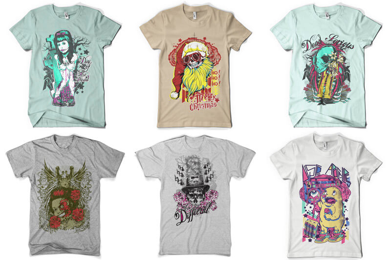 t-shirt design bundle vol 7 - 100 T-shirt Designs Vol 7 Bundle Preview 04