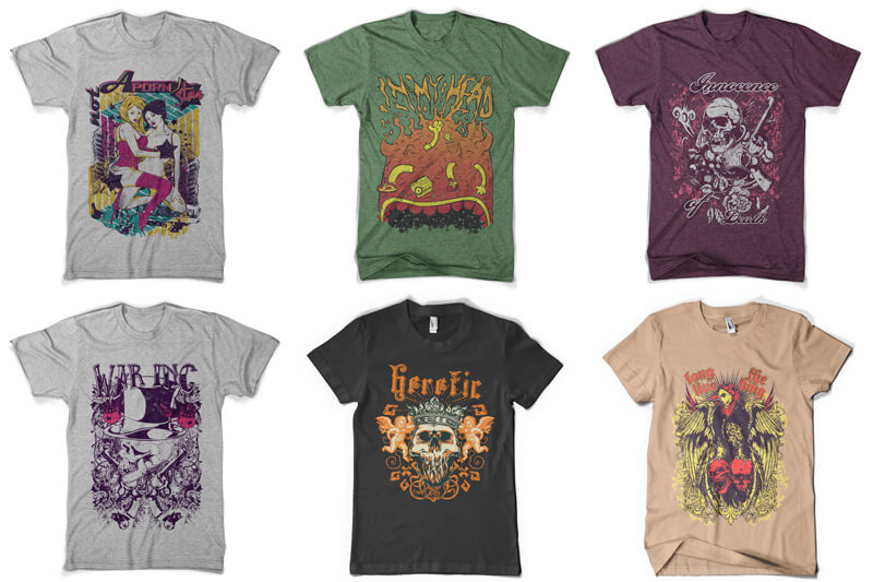 t-shirt design bundle vol 7 - 100 T-shirt Designs Vol 7 Bundle Preview 08
