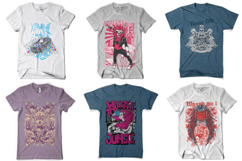 t-shirt design bundle vol 7 - 100 T-shirt Designs Vol 7 Bundle Preview 16