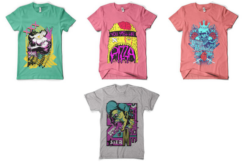 t-shirt design bundle vol 7 - 100 T-shirt Designs Vol 7 Bundle Preview 17