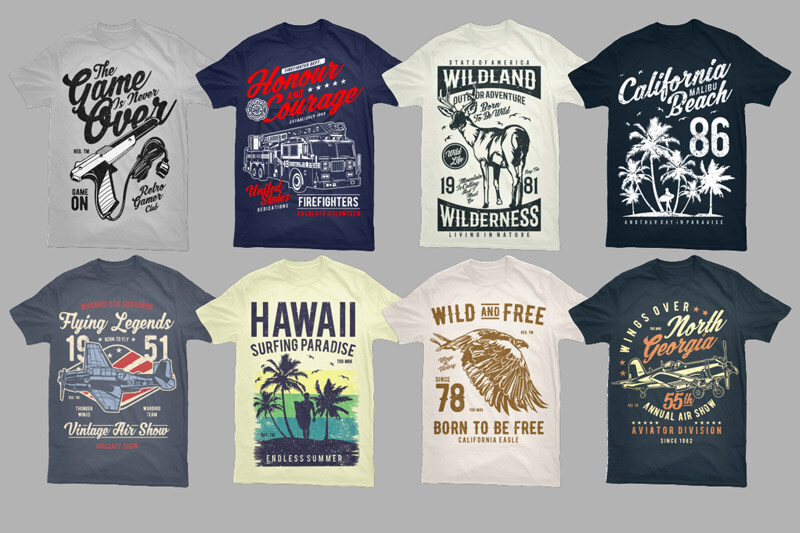 mega t-shirt design bundle - Fire Bolt Mega Bundle Preview 05