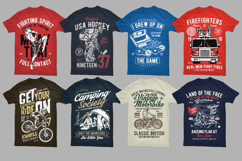 mega t-shirt design bundle - Fire Bolt Mega Bundle Preview 09