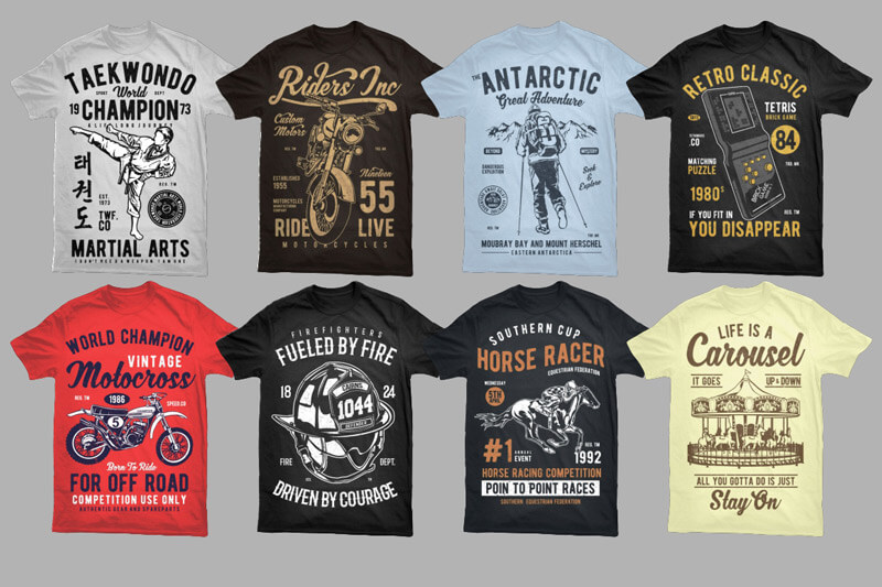 mega t-shirt design bundle - Fire Bolt Mega Bundle Preview 10
