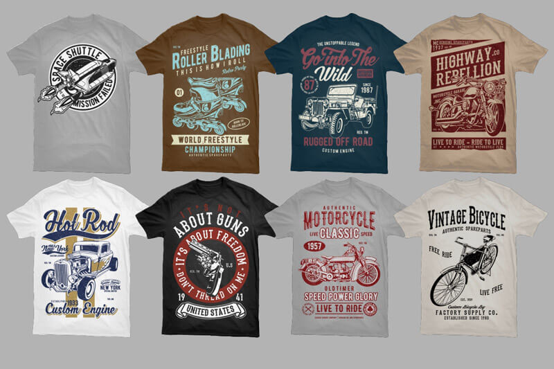 mega t-shirt design bundle - Fire Bolt Mega Bundle Preview 12