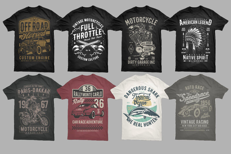 mega t-shirt design bundle - Fire Bolt Mega Bundle Preview 15