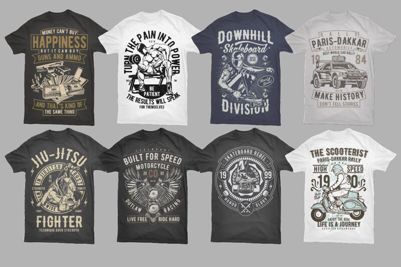 mega t-shirt design bundle - Fire Bolt Mega Bundle Preview 16