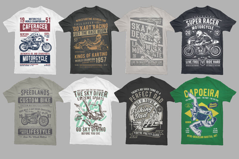 mega t-shirt design bundle - Fire Bolt Mega Bundle Preview 17