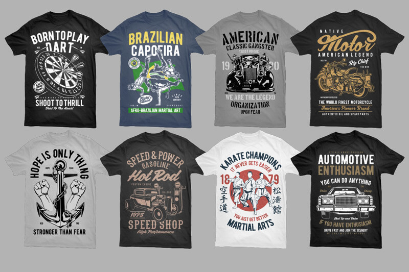mega t-shirt design bundle - Fire Bolt Mega Bundle Preview 20
