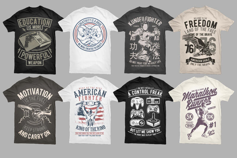 mega t-shirt design bundle - Fire Bolt Mega Bundle Preview 21