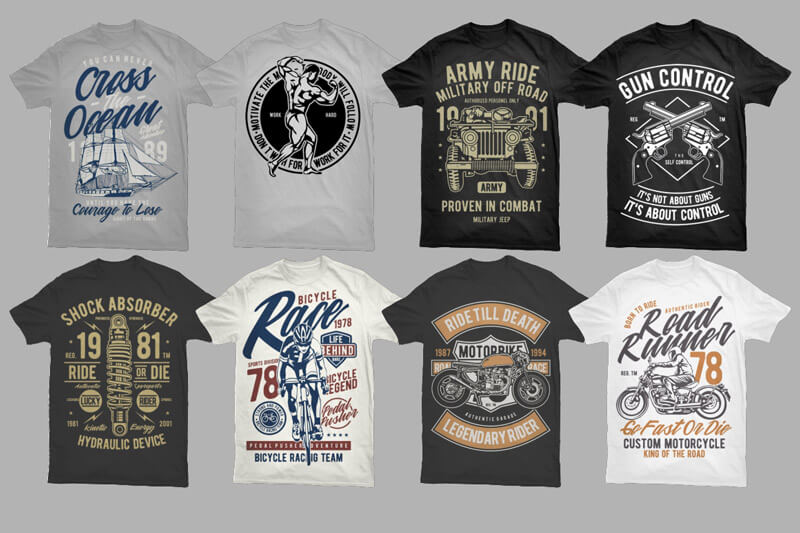 mega t-shirt design bundle - Fire Bolt Mega Bundle Preview 23