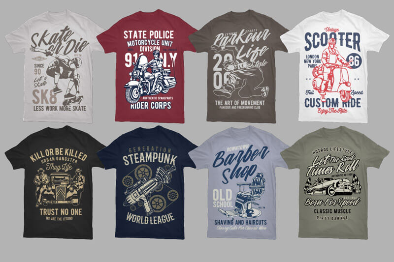 mega t-shirt design bundle - Fire Bolt Mega Bundle Preview 24