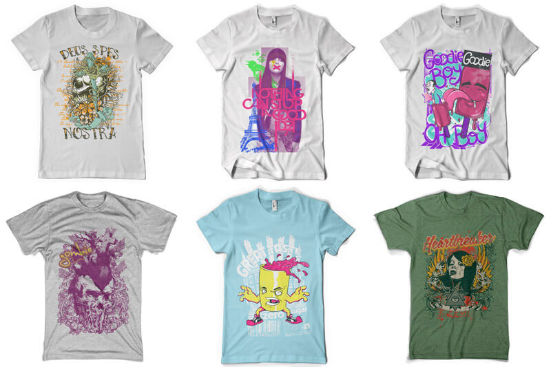 t-shirt design bundle vol 7 - 100 T-shirt Designs Vol 7 Bundle Preview 06